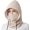 Beige, variant on Windproof Balaclava for Women Men: Water-Resistant Thermal Ski Mask  Cover ,  Warmer (Black//Beige)