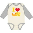 thumbnail image 3 of Inktastic I Heart Mac and Cheese Boys or Girls Long Sleeve Baby Bodysuit, 3 of 5
