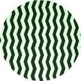 thumbnail image 1 of Ahgly Company Indoor Round Abstract Emerald Green Contemporary Area Rugs, 7' Round, 1 of 4