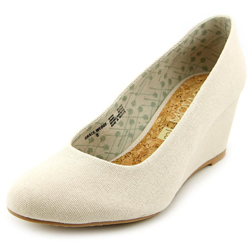 ivory wedge heels