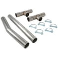 thumbnail image 2 of JEGS 30531 H-Pipe Kit 2.5 Dia. 16-gauge 409 Stainless Steel Includes: (2) 12 Fab, 2 of 4