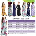 thumbnail image 3 of ONLYSHE Girls Dress Short Sleeve A Line Swing Twirl Comfy Floral Loose Maxi Skirts Dresses For 8-9Y, 3 of 6
