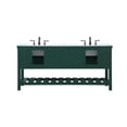 thumbnail image 4 of 72 inch double bathroom vanity in green, 4 of 6