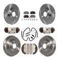 thumbnail image 1 of Transit Auto - Front Rear Disc Brake Rotors Ceramic Pads And Drum Kit (9Pc) For 2009 Chevrolet HHR LT Panel LS K8T-102307, 1 of 2