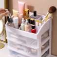 thumbnail image 3 of Drawer-Style Cosmetic Organizer, Multi-Layer Storage Rack for Makeup or Office Supplies, Stackable Design, 3 of 5