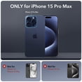 thumbnail image 2 of Funda ESR para iPhone 15 Pro Max con Soporte, MagSafe Transparente Negra, 2 of 9