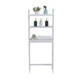 thumbnail image 3 of Veryke 3-Tier Wooden Bathroom Over the Toilet Storage Shelf, White, 3 of 4