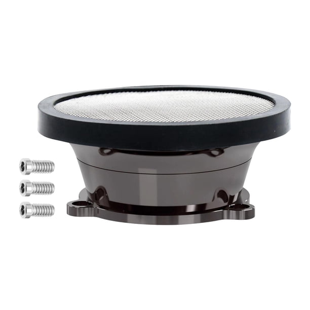 Modificación de la taza del filtro de aire con red para carburador de motocicletas Gris