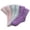 Pastel Pink / Light Blue / Lavender, variant on Cotton Non-Binding Ankle Socks, Cushion Sole 6 Pack, Light Gray, Size 9-11