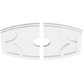 thumbnail image 5 of 30"W x 20"H x 3"ID x 16 1/4"C x 1"P Kailey Architectural Grade PVC Contemporary Ceiling Medallion, Two Piece, 5 of 7