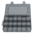 thumbnail image 2 of Adjustable Multi Compartment Parts Box With 18 Grids Movable Dividers - Convenient Storage For Jewelry And Crafts, 2 of 8