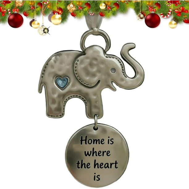 Regalos para Mujeres Ornamento de Árbol de Navidad de Metal para Decoración Del Hogar