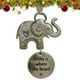thumbnail image 2 of Adorno navideño de la amistad para mujer | Adorno de metal con forma de elefante para árbol con palabras inspiradoras | Regalo navideño para mejores amigas y hermanas, 2 of 2