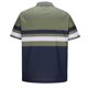 thumbnail image 5 of pstuiky Mangas cortas para hombre, Blusa informal de manga corta con cuello vuelto y botones con costuras a rayas para hombre camisas casuales para hombre m, 5 of 5