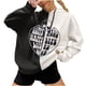 thumbnail image 2 of Puntoco, suéter de otoño e invierno para mujer, con capucha, estilo Punk, estampado, manga larga, fino, suelto, informal, abrigo con cuello con capucha Puntoco Puntoco-6921, 2 of 5