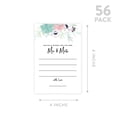 thumbnail image 5 of Koyal Wholesale Wild Flowers Wedding Advice & Well Wishes Guest Book Cards for Bride and Groom, 56 Pack, 5 of 5