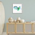 thumbnail image 4 of Stupell Industries Coastal Hula Skirt Whale White Framed Giclee Art, 24 x 24, by Lanie Loreth, 4 of 8