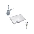 thumbnail image 1 of DROP Bath and Kitchen DR091095 Undermount Bathroom Sink Set, 1 of 5