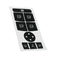 thumbnail image 4 of For Mercedes-Benz W204 C300 Switch Knob Repair Sticker Front Interior Button Decal Matte Black PVC 2007-2014, 4 of 7