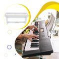 thumbnail image 3 of Greeniant Protección máxima de color transparente para piano digital de 88 teclas Cubierta premium para teclado de piano PEVA Accesorios para instrumentos musicales 88 llaves, 3 of 6