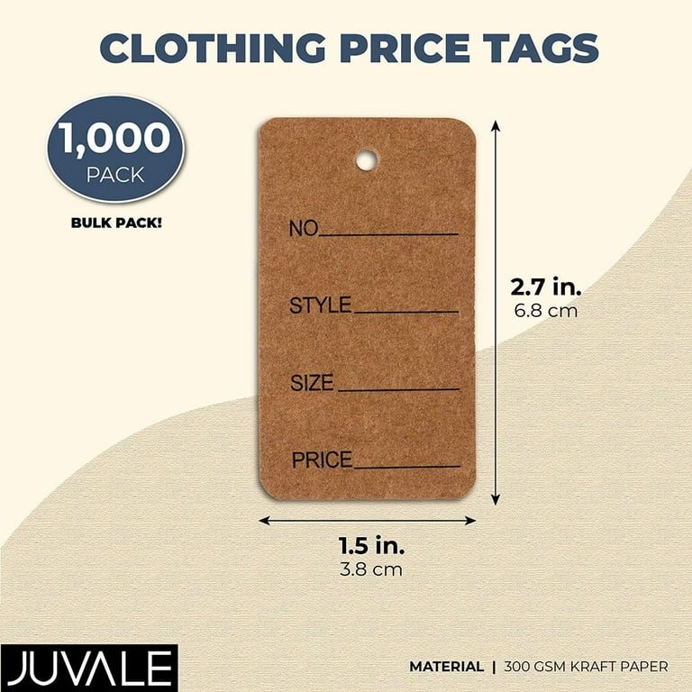 Rectangular Garments Hang Tags, Packaging Type: Packet
