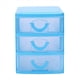 thumbnail image 2 of 6X Mini Caja de Almacenamiento de Plástico Tipo Cajón Translúcido (Azul 3, 2 of 5