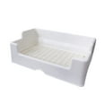thumbnail image 6 of Rabbit Litter Boxes Pet Toilet Potty Corner Toilet with Grid Small Animals Litter Tray Corner Toilet Box for Bunny Guinea Pig, 6 of 10