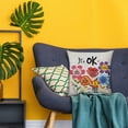 thumbnail image 4 of Almohadas Littlefa Inspiring It's OK para niñas y niños, color beige, 4 of 5