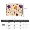 thumbnail image 4 of LNWH Halloween Season Spooky Celebration Pattern Laptop Sleeve, Notebook Computer Pocket Tablet Briefcase Carrying Bag, 13 inch Laptop Case, 4 of 8