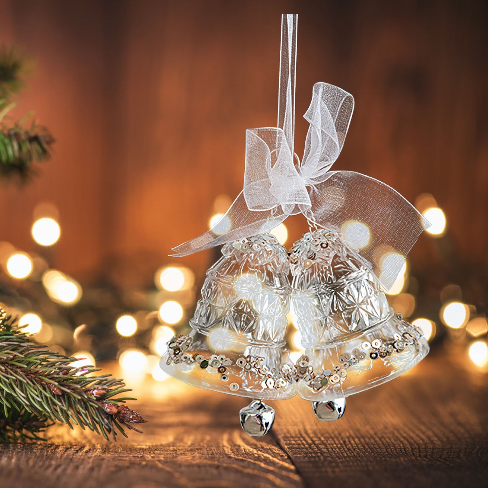 Boreal Craft Glass Beads Garland Christmas Themed Acrylic