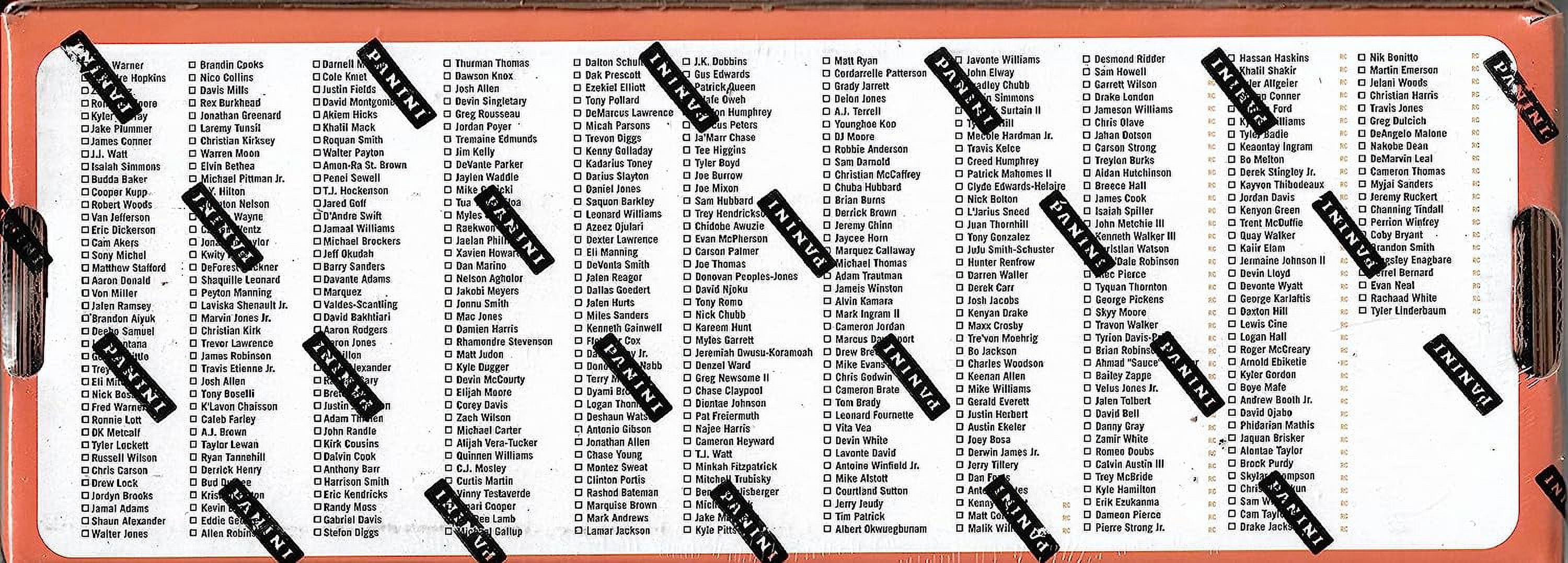 NFL Topps 2022 Donruss Football Cards Complete Set