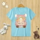 thumbnail image 5 of Camiseta de algodón puro para niños, camiseta con estampado de huevo de conejito de Pascua feliz, camiseta de manga corta con cuello redondo, ropa para niños, camiseta para bebés, ropa para niñas, 5 of 5