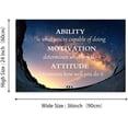 thumbnail image 6 of HFDF Motivational Posters Prints Wall Artspirational Entrepreneur Quotes Wall Decorspiration Pictures Office Home Decorationspiring Painting for Living Room Bedroom School 18x12inch Framed, 6 of 6