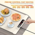 thumbnail image 2 of Warming Mat for Food, 5-Temp Electric Tray with Child Lock & Auto Shut-Off, Foldable Silicone Warmer for Baby Bottles, Baking, Travel, Buffets (15.7x23.6 Inch), 2 of 8