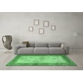 thumbnail image 3 of Ahgly Company Indoor Square Persian Emerald Green Traditional Area Rugs, 6' Square, 3 of 4