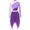 A Purple, variant on iiniim Women Metallic Color Block Church Praise Dance Dress Liturgical Tunic Lyrical Dancewear