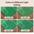 thumbnail image 7 of Design&I 9'x12' Washable Area Rug Sleek Flatweave Pet Friendly Soccer Football Field Pitch Boundary Stripes Ground Cover Door for Master Suite, Under Bed, 7 of 7