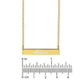 thumbnail image 2 of Personalized Script Laser Engraved Bar Necklace, 2 of 4