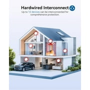 SITERWELL Smoke Detector, Hardwired Interconnected, Photoelectric Smoke Alarm with 9V Backup Battery, Fire Alarm with Test/Silence Button, ETL-9th Listed, GS562A, 10 Packs