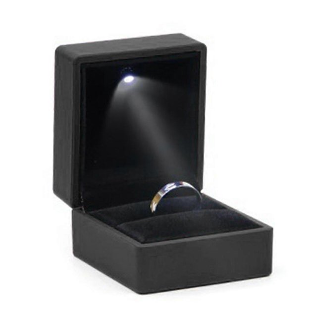 Led Necklace Long Chain Box Bracelet Display Holder For Wedding Anniversary--A-Product code 33356 A