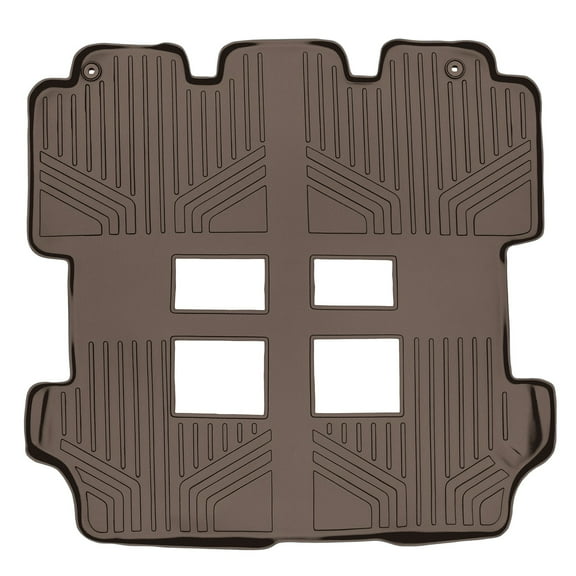 SMARTLINER 2 Rows Custom Fit Floor Liners Compatible with 2011 - 2017 Honda Odyssey (Gasoline)