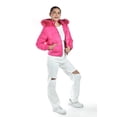 thumbnail image 2 of Chamarra con capucha desmontable Roman Fashion /Juvenil, 8026 (Fiusha) fucsia CH, 2 of 5