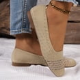 thumbnail image 7 of Willtoo Women's Casual Flat Shoes Breathable Knit Slip On Comfortable Ballet for Daily Wear Spring Summer, 7 of 7
