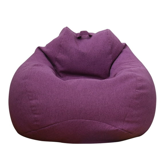 Tzgsonp Large Bean Bag Sofa Cover for Lounger Chair Sofa Seat-Sofa Furniture Cover-100x120CM-Purple