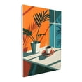 thumbnail image 2 of 12x18 inch Canvas Frameless Picture Coffee Cup & Potted Plant,Coffee Hall,Apartment Home,Office Wall Decor Posters & Prints,Gift For Coffee Enthusiast,Funny Coffee & Potted Plant Decor Poster, 2 of 6
