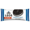 thumbnail image 3 of Rip Van LEOS Cookies & Cream Sandwich Cookies, Low Carb, 2g Sugar, 10 Packs (40 Cookies, 1.69 oz Each), 3 of 9