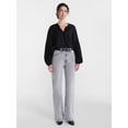 thumbnail image 3 of Scenario Women's Mid Rise Relaxed Straight Jeans, Sizes 0-20, 3 of 6