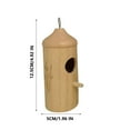 thumbnail image 3 of JingChun Hummingbird House, Wooden Hummingbird Houses for Outside Hanging, Hummingbird Nest Swinging, Wooden Bird Houses, Hummingbird Gardening Gifts Decoration, 3 of 6