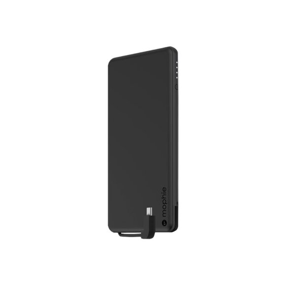 mophie Powerstation Plus mini - Power bank - 4000 mAh - 12 Watt (24 pin USB-C) - black