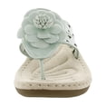 thumbnail image 2 of Cliffs by White Mountain Womens Cynthia Faux Leather Thong Wedge Sandals, 2 of 3